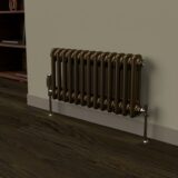Horizontal 2 Column Radiator - Antique Brass