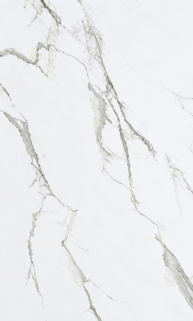 Carrera white marble effect PVC wall panel 2400 x 1000mm